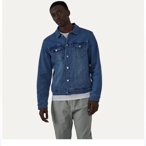 Denim Jacket Five Four Jacket Men's Medium Five Four Chicago Blue